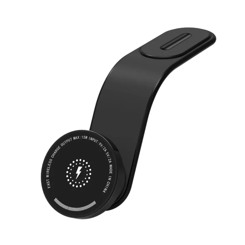 Black car mount wireless charger
