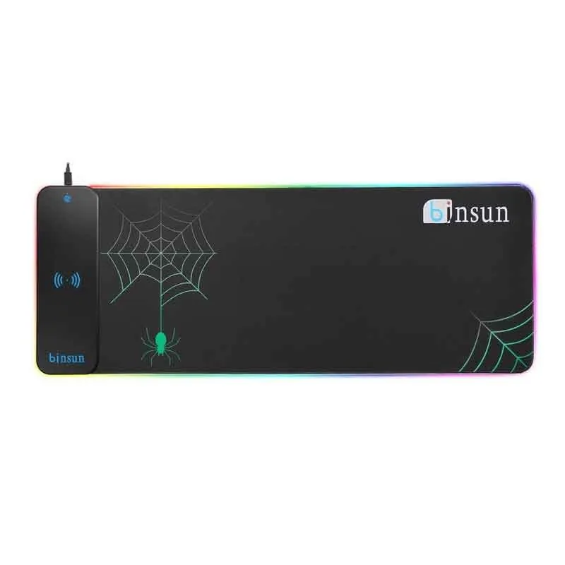 Black multi-function wireless charging station
