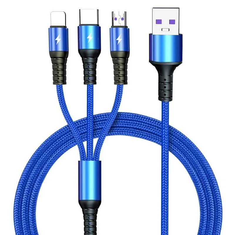 1.2m 나일론 브레이드 USB 충전 케이블
