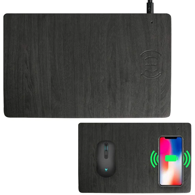 Mouse pad wireless charger