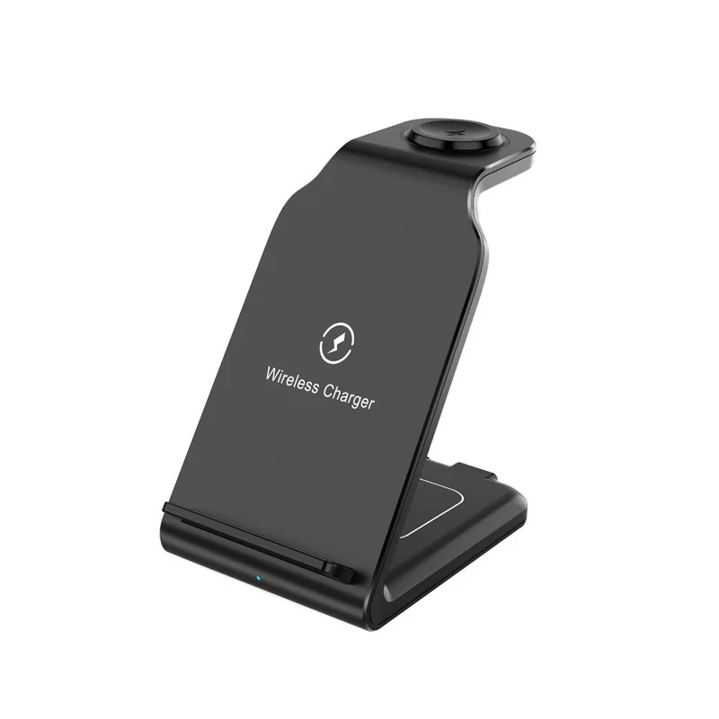 Dark grey multi-function wireless charging station