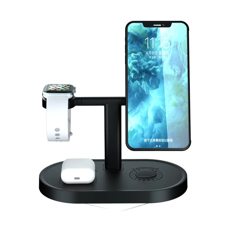 Multi-function wireless charging station