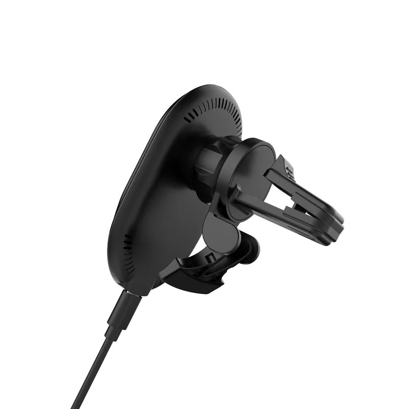 Black car mount wireless charger