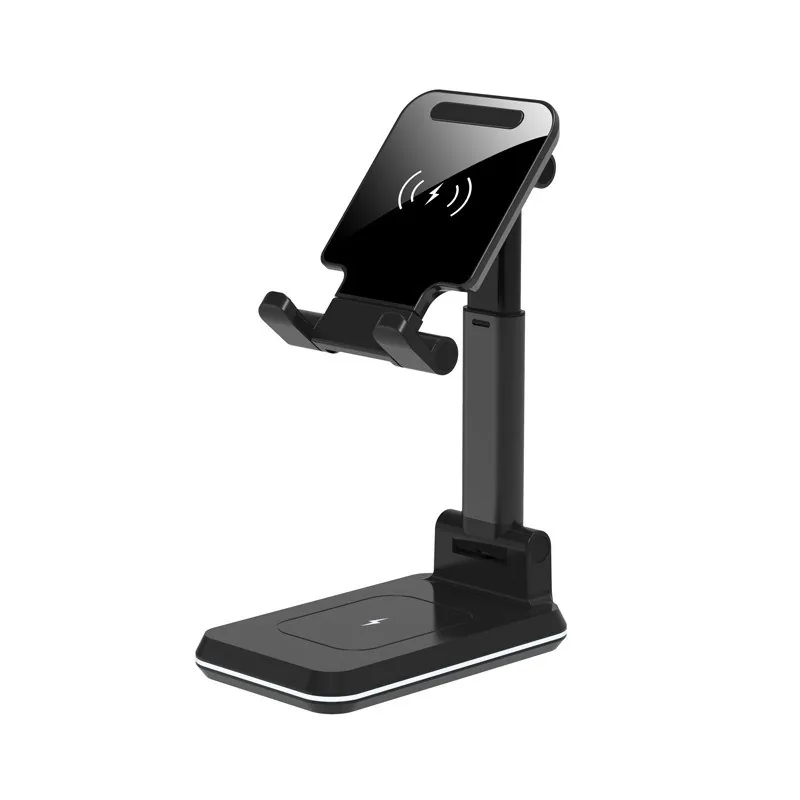 Black 2-in-1 wireless charging station