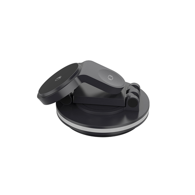 Safety Features Overheat Protection Magnetic Wireless Charger 15W Type-C Input Interface