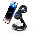 Safety Features Overheat Protection Magnetic Wireless Charger 15W Type-C Input Interface