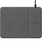 Gray Foldable 10W Wireless Charger Mouse Pad Gifts 300*220*6.5mm