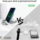 OCP OVP OTP Foldable Wireless Charging Stand For IWatch AirPods
