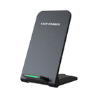 Dual Coil Foldable Wireless Charging Stand 15W 10W Qi Fast Charger For Phone
