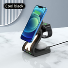 Desktop Qi Wireless Fast Charger Stand 3 In 1 Wireless Charging Dock Station