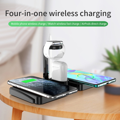 25W 4 In 1 Qi Wireless Charger Fast Charging For AirPods IWatch