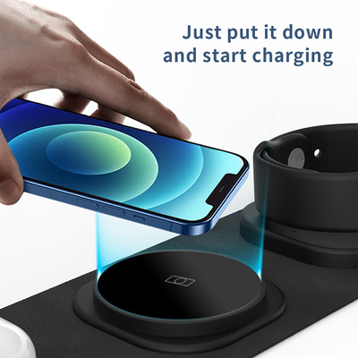 Multifunctional All In One Wireless Charger 15w Qi Wireless Charger For Apple