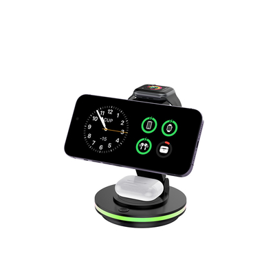 Get Fast Charging with 3 in 1 Wireless Charger 15W Output Power