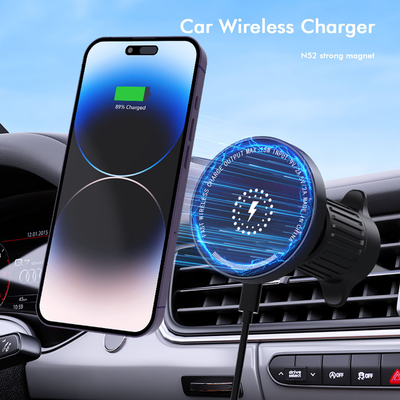 New Arrival Magnet Magnetic Car Charger Wireless Phone Holder Magnet Magnetic 15W Fast Car Wireless Charger For phone