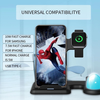 4 In 1 OVP OVP Multifunction Wireless Charger AL ABS PC Material