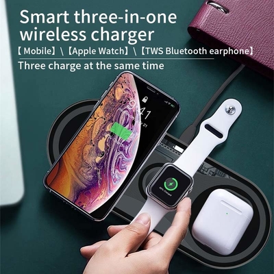Multifunctional Fast 15W Smart Watch Wireless Chargers Type C Input