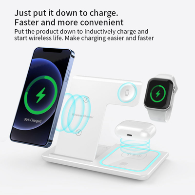 Foldable 18W QC3.0 Desktop Wireless Charger For Apple IWatch