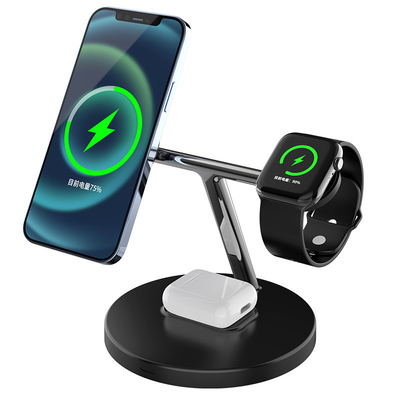 ABS Qi Multi Function Wireless Charger For Iphone 12 Mini Airpods
