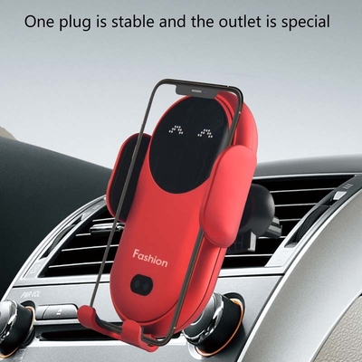 Auto Clamping 10W Car Mount Wireless Charger Air Vent For IPhone
