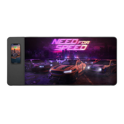 Xxl Gaming Mouse Pad With Wireless Charger Sublimation Custom Printed Logo