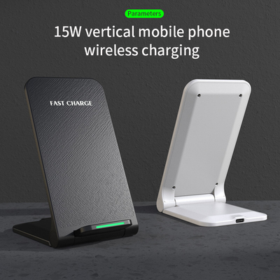 15w Fast Foldable Wireless Charging Stand Universal Compatible For Iphone / Android
