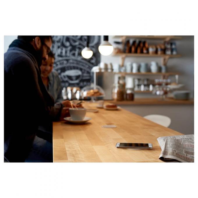 Pop Up 10W Qi Wireless Charger Built Into Desk Furniture With USB